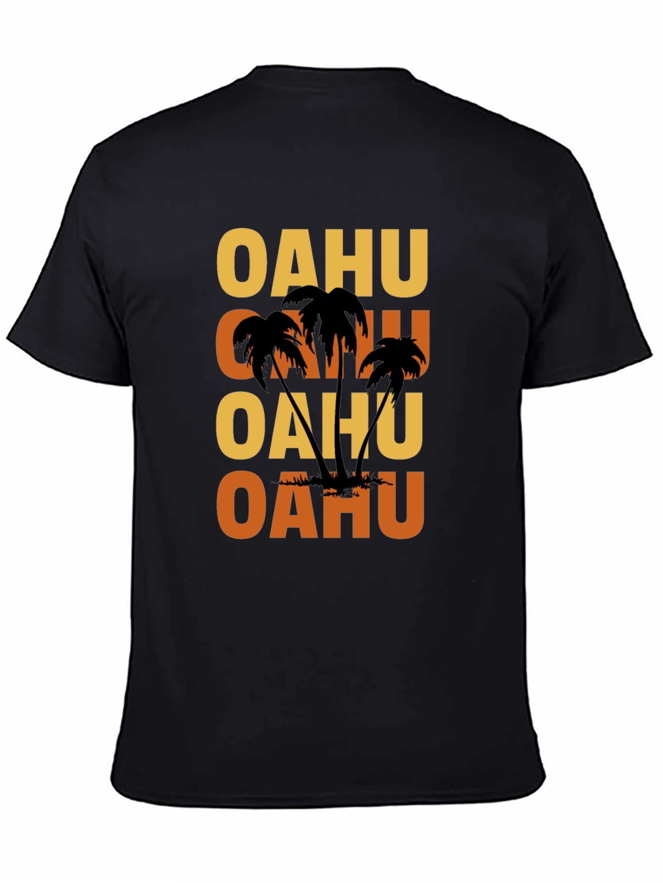 Oahu Palm Tree T-Shirt - Island Style Graphic Tee