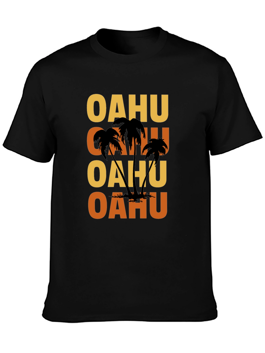 Oahu Palm Tree T-Shirt - Island Style Graphic Tee