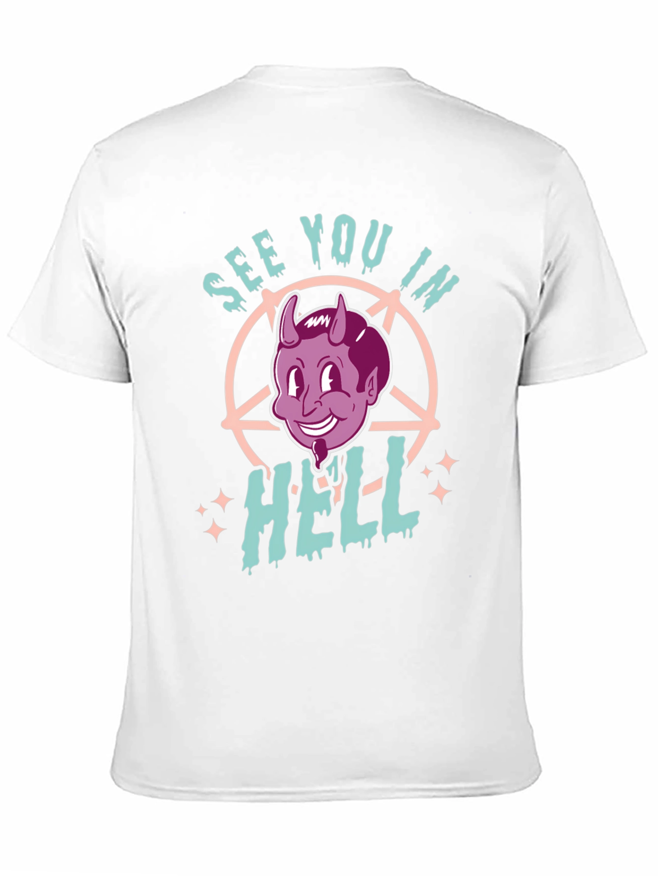 See You in Hell Graphic Tee - Black