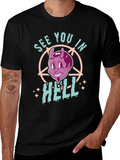 See You in Hell Graphic Tee - Black