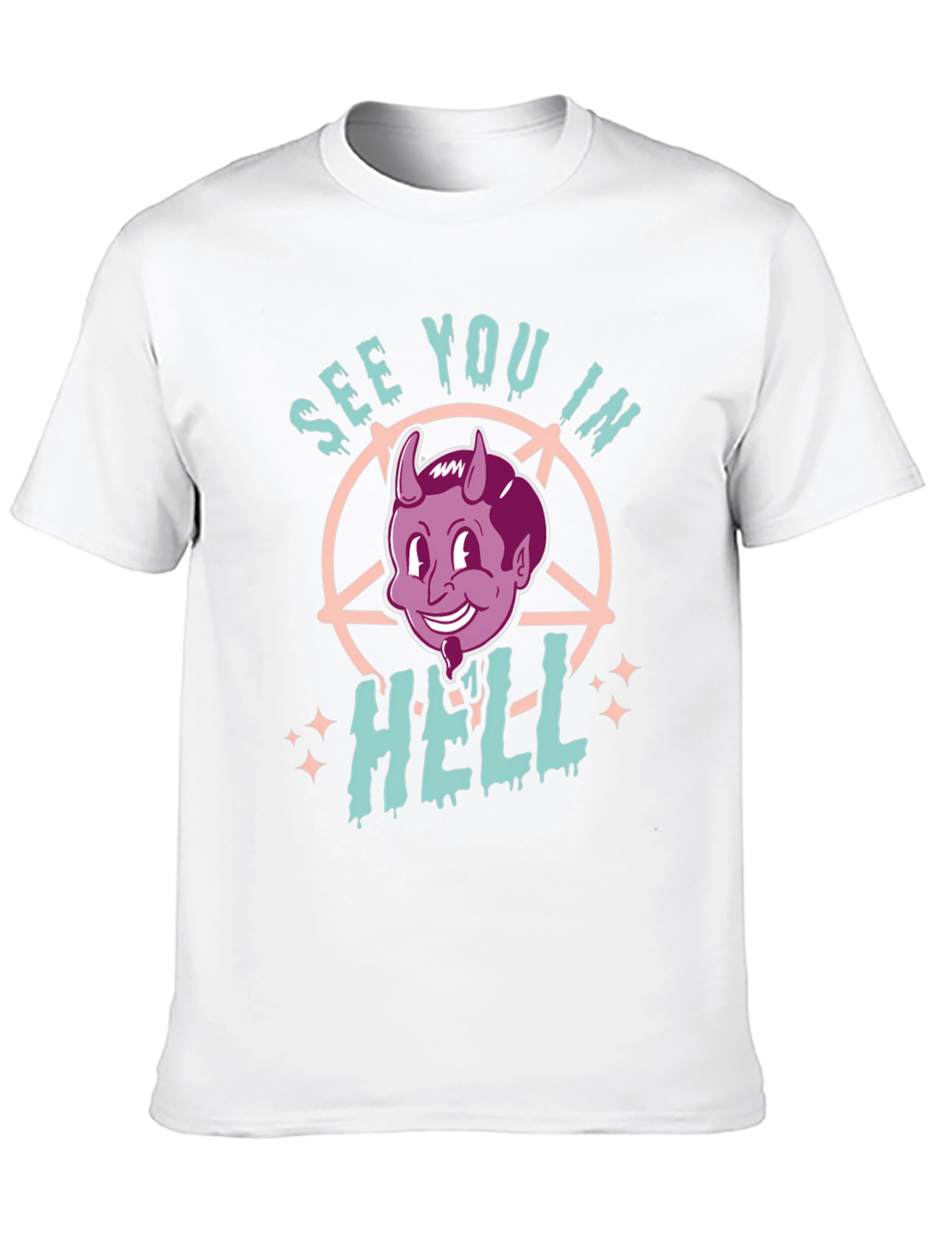 See You in Hell Graphic Tee - Black