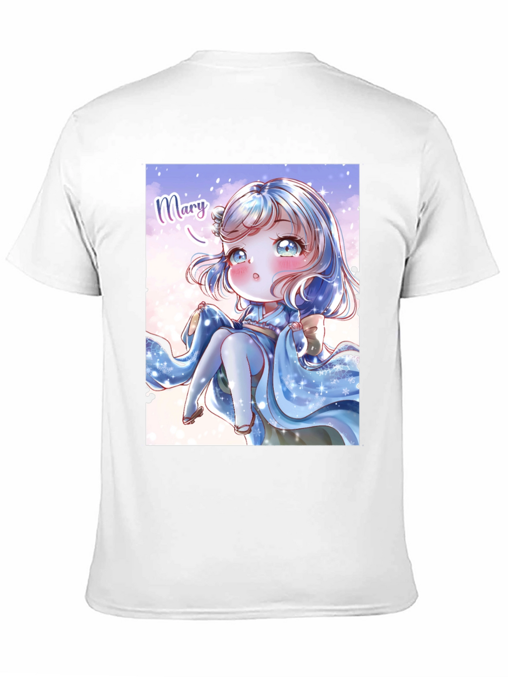 Anime Girl Graphic Print T-Shirt