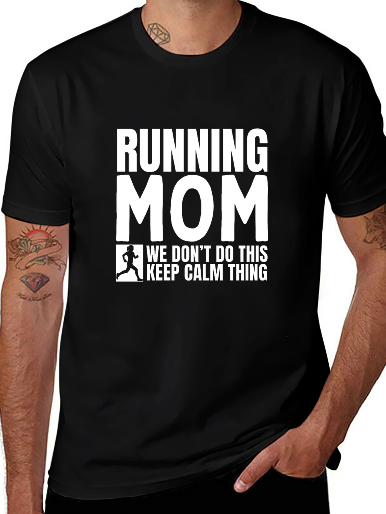 Running Mom T-Shirt - Funny Graphic Tee