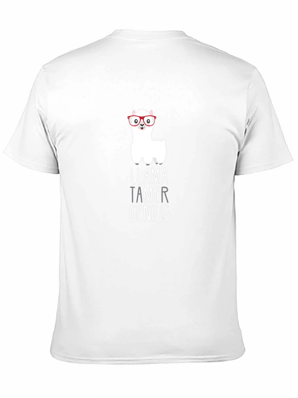Llama Tamer Genius Graphic T-Shirt - Black
