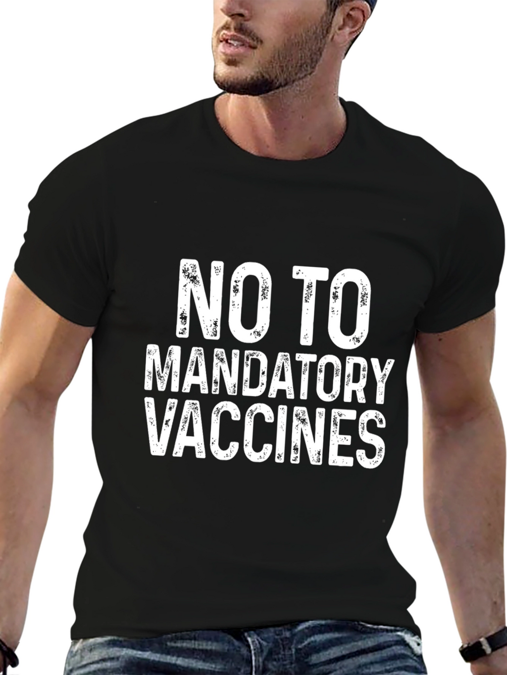 No Mandatory Vaccines Graphic Tee