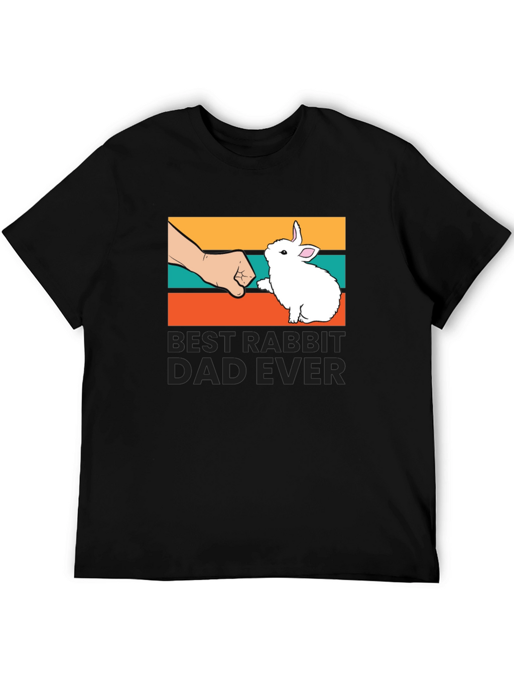 Best Rabbit Dad Ever Graphic Tee