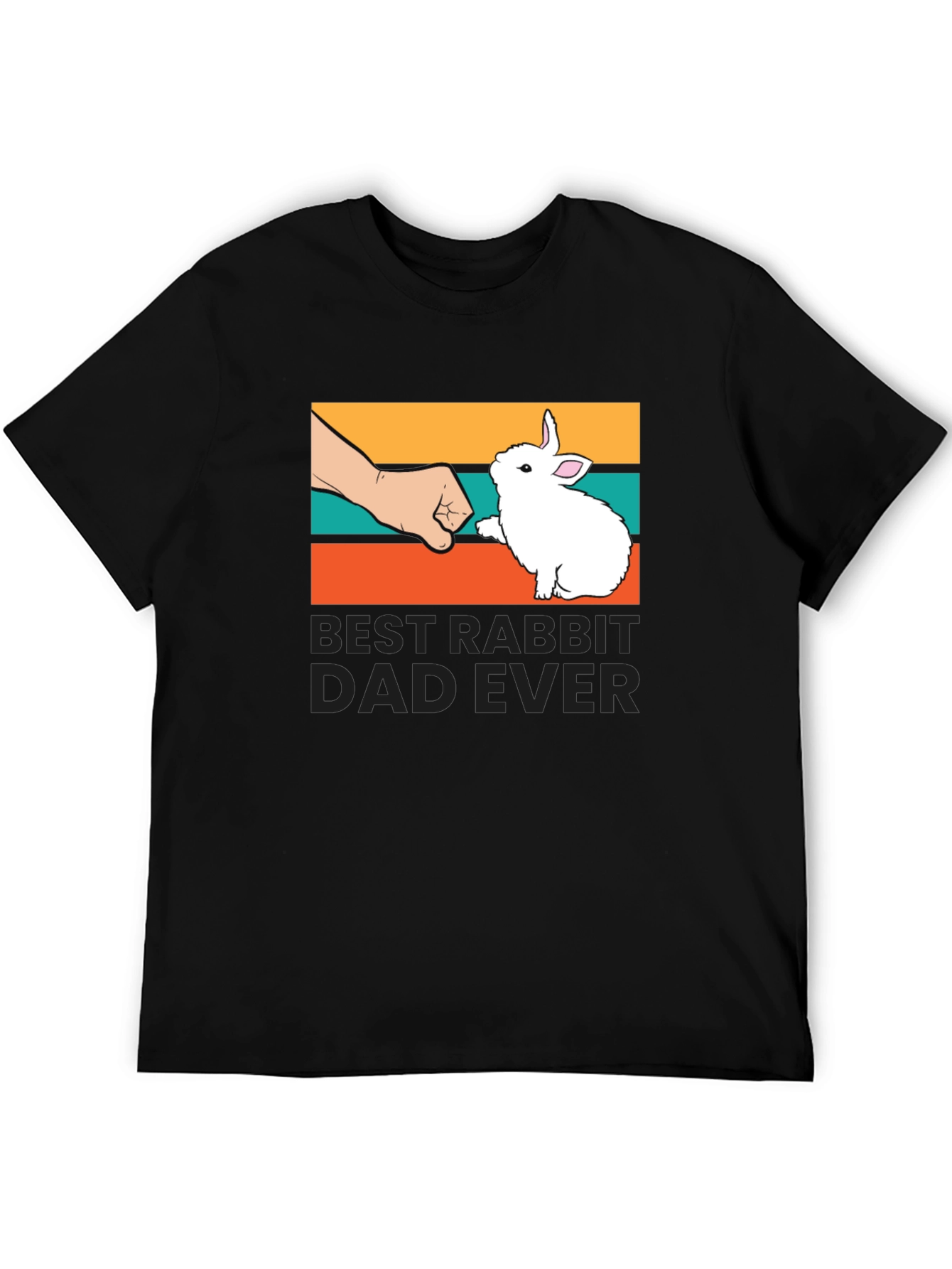 Best Rabbit Dad Ever Graphic Tee