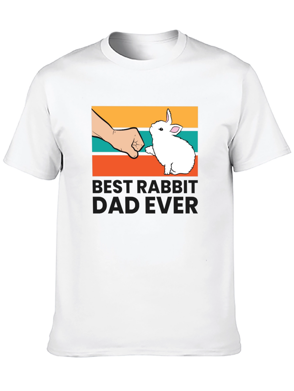 Best Rabbit Dad Ever Graphic Tee