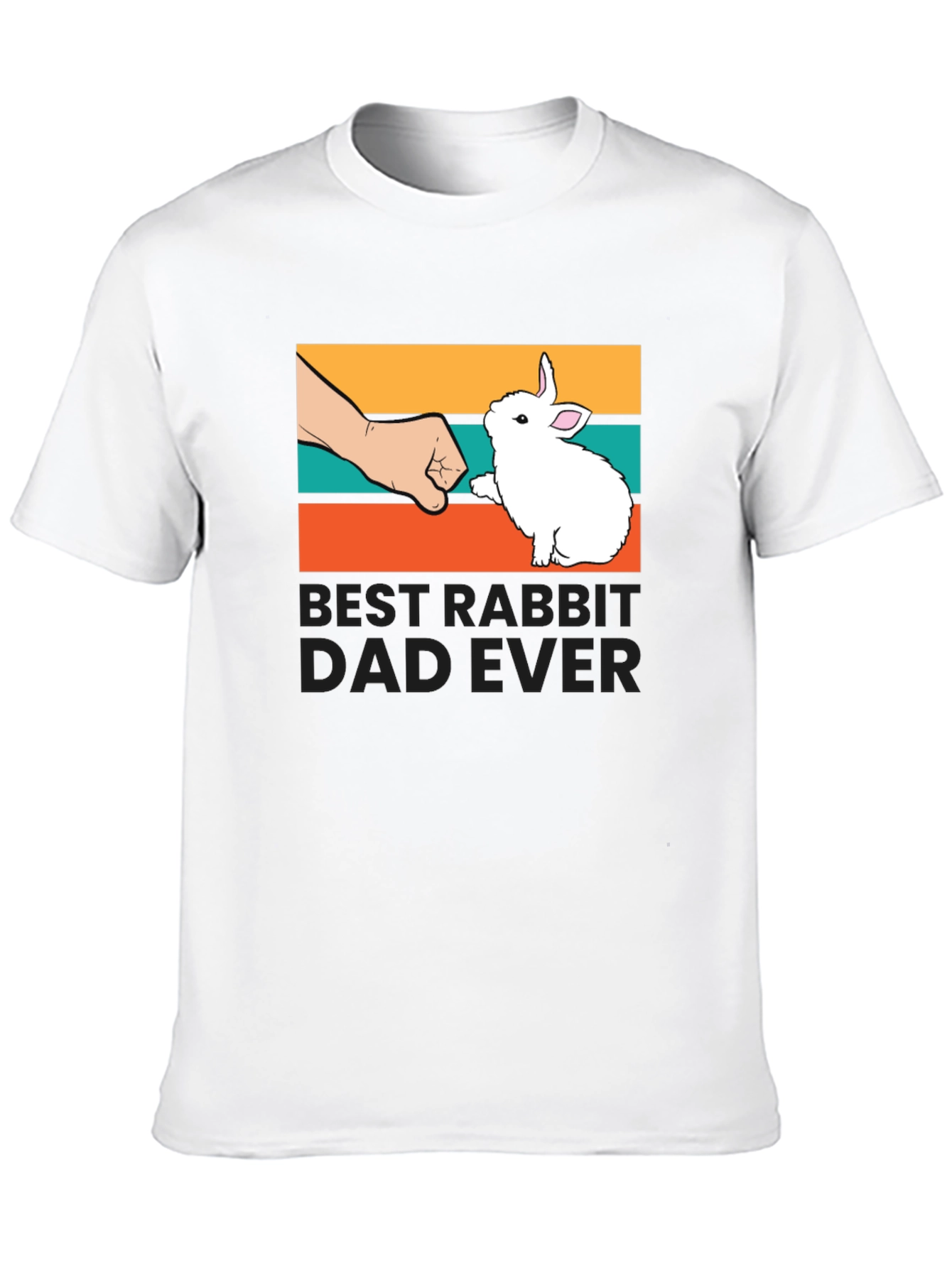 Best Rabbit Dad Ever Graphic Tee