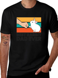 Best Rabbit Dad Ever Graphic Tee