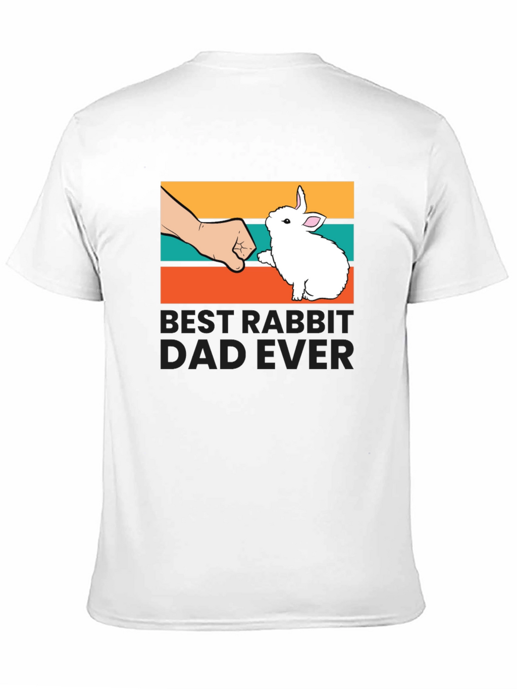 Best Rabbit Dad Ever Graphic Tee