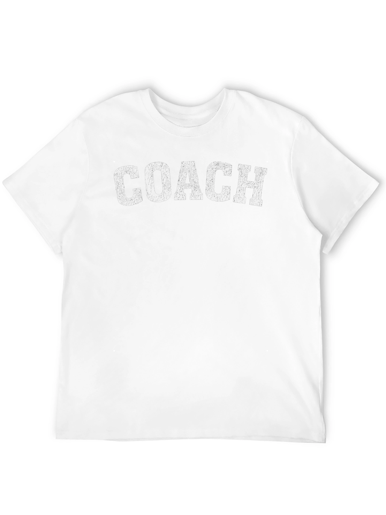 Coach Graphic T-Shirt - Distressed Print Design