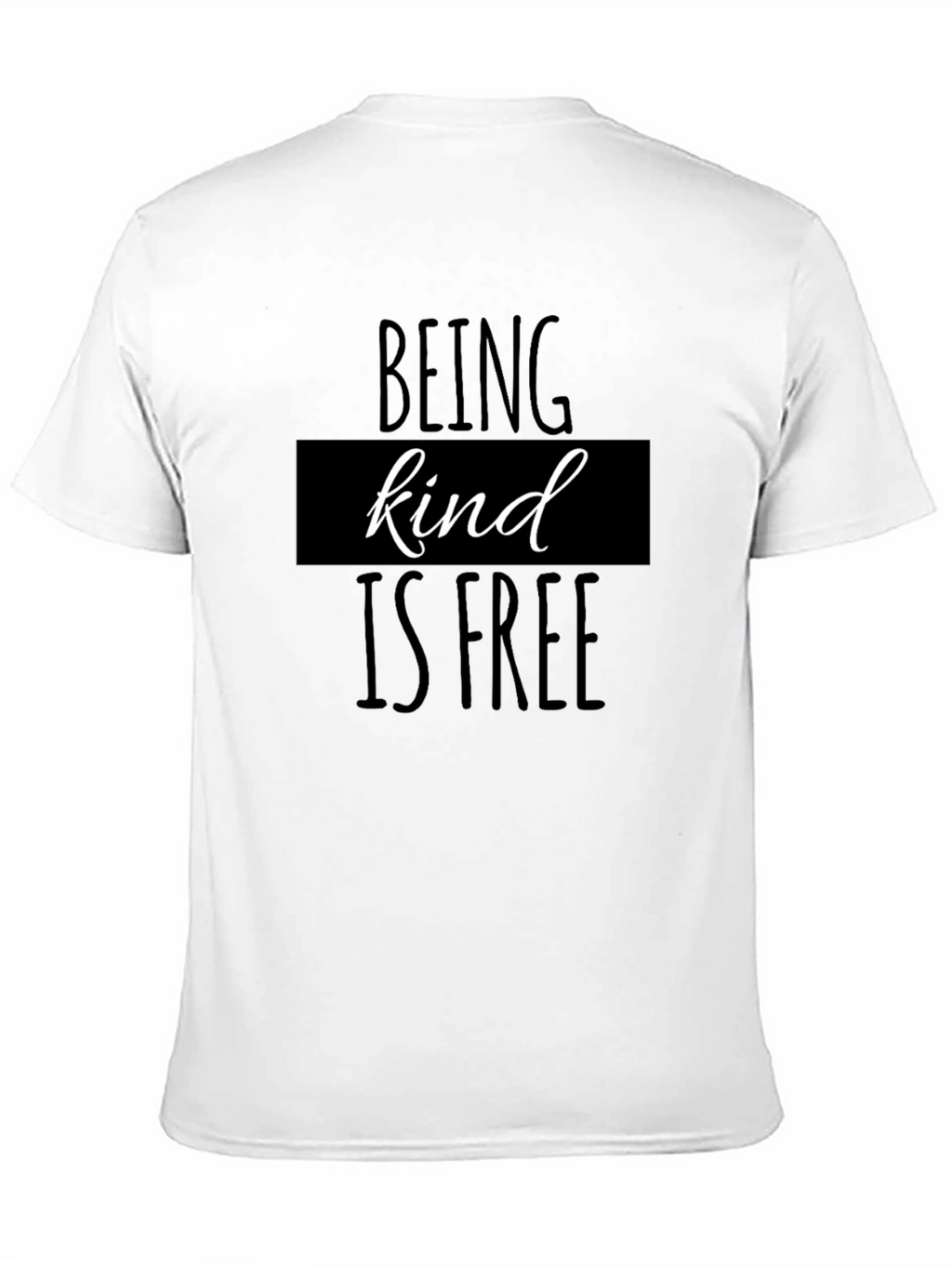 Kindness T-Shirt: Black Tee with Positive Message