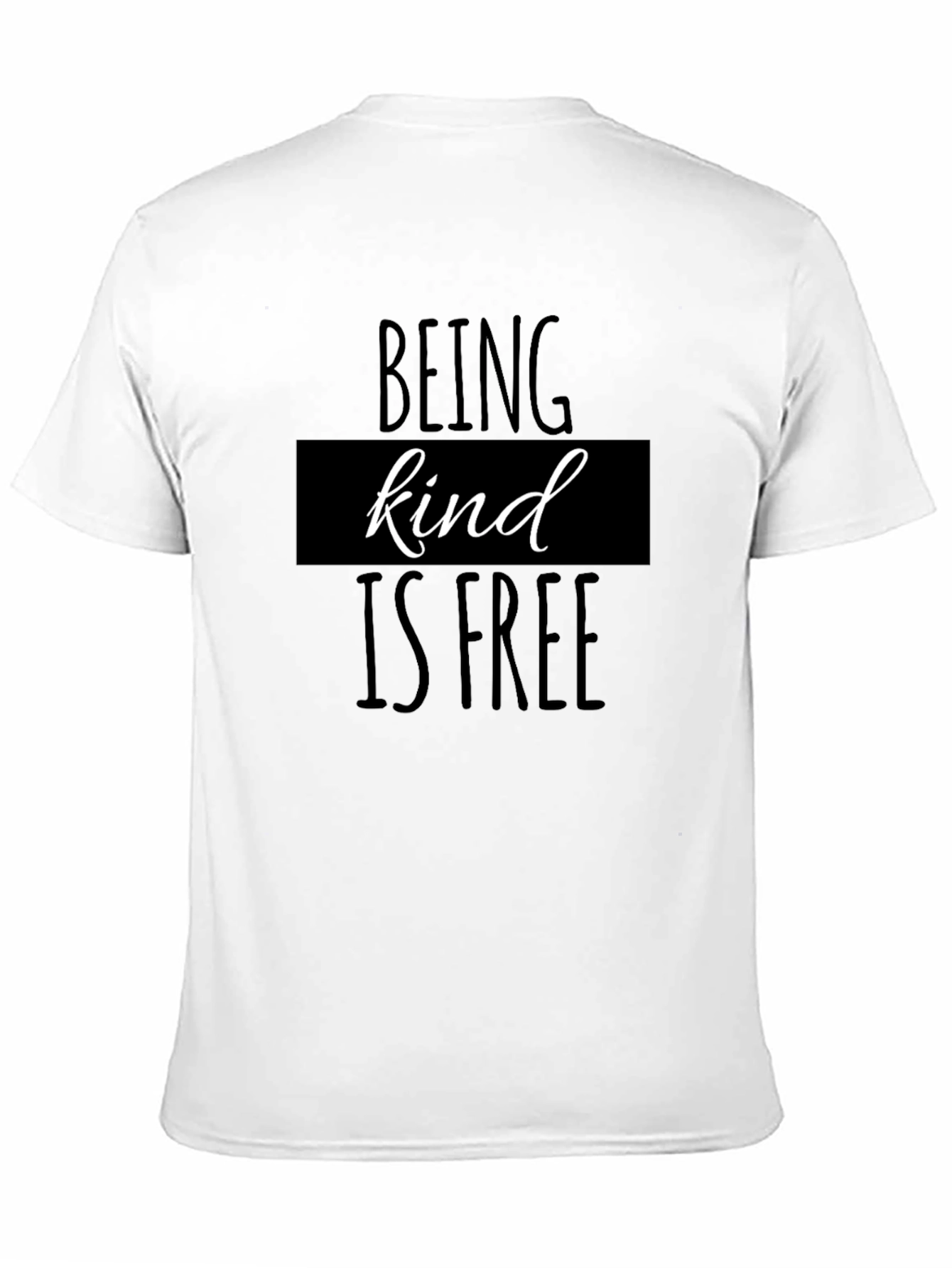 Kindness T-Shirt: Black Tee with Positive Message