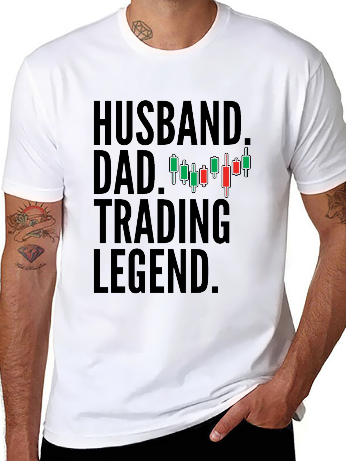Husband Dad Trading Legend T-Shirt