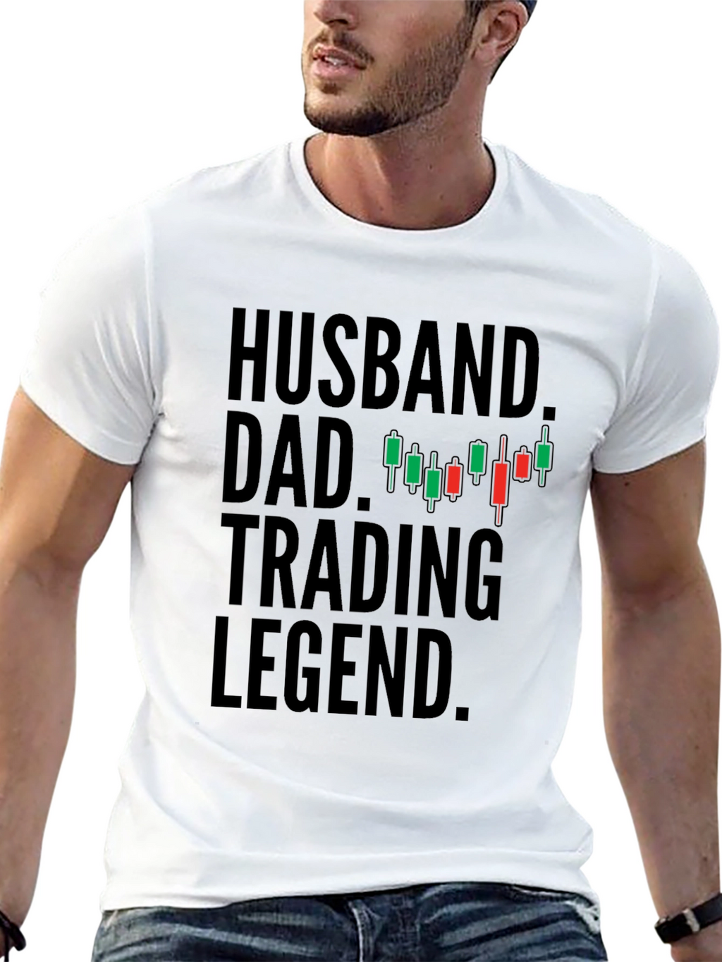 Husband Dad Trading Legend T-Shirt