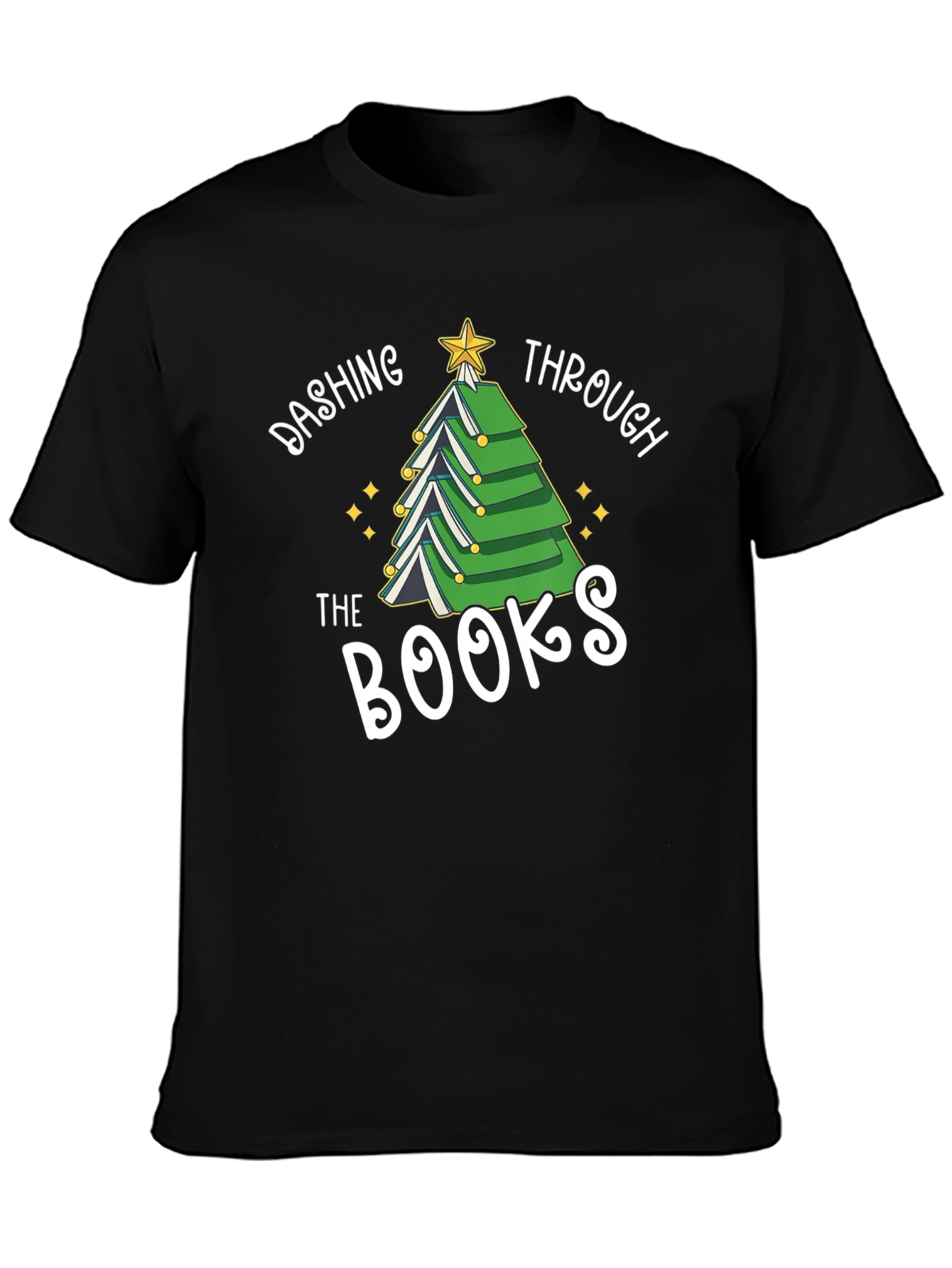 Dashing Through The Books T-Shirt