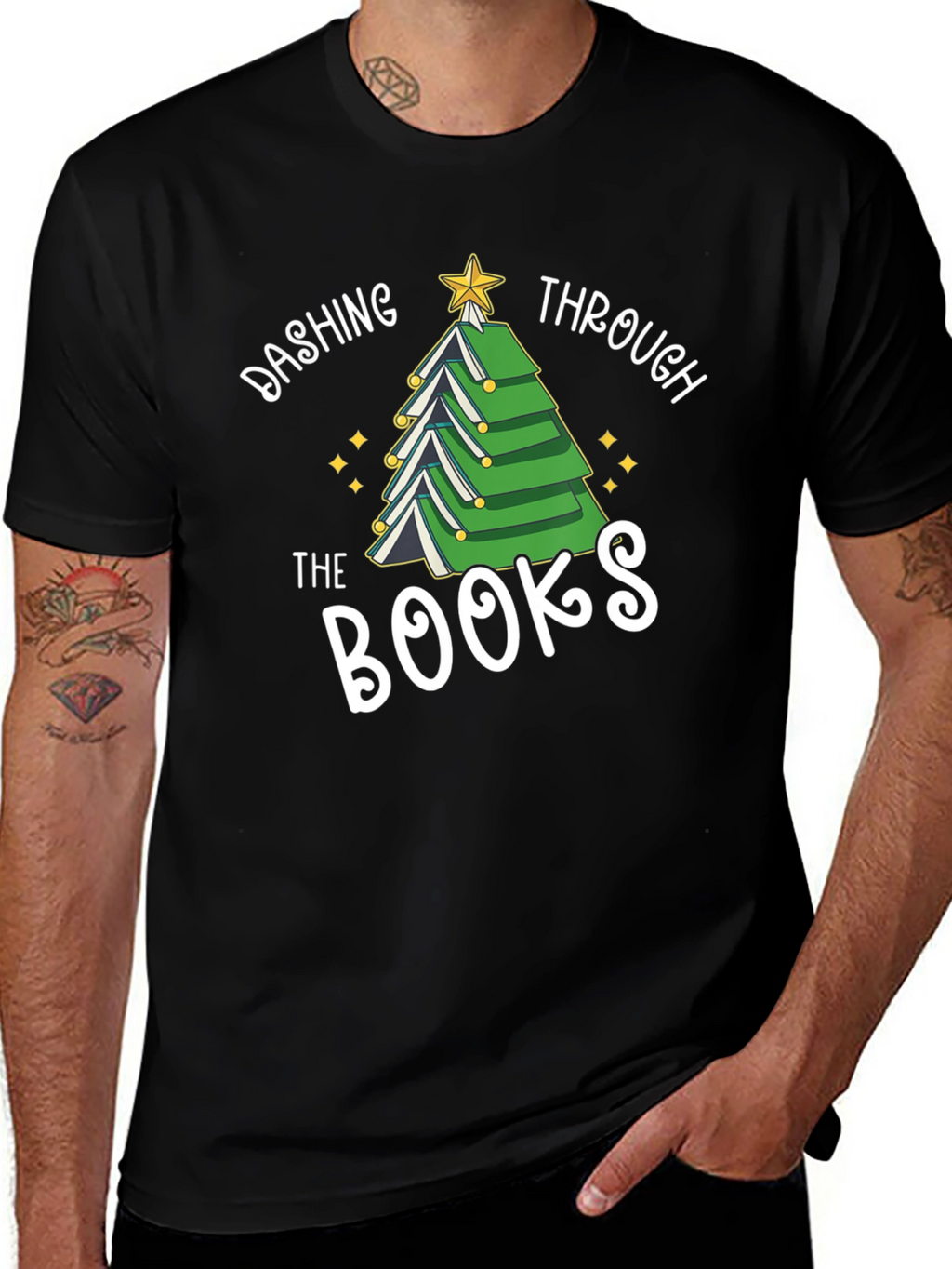 Dashing Through The Books T-Shirt