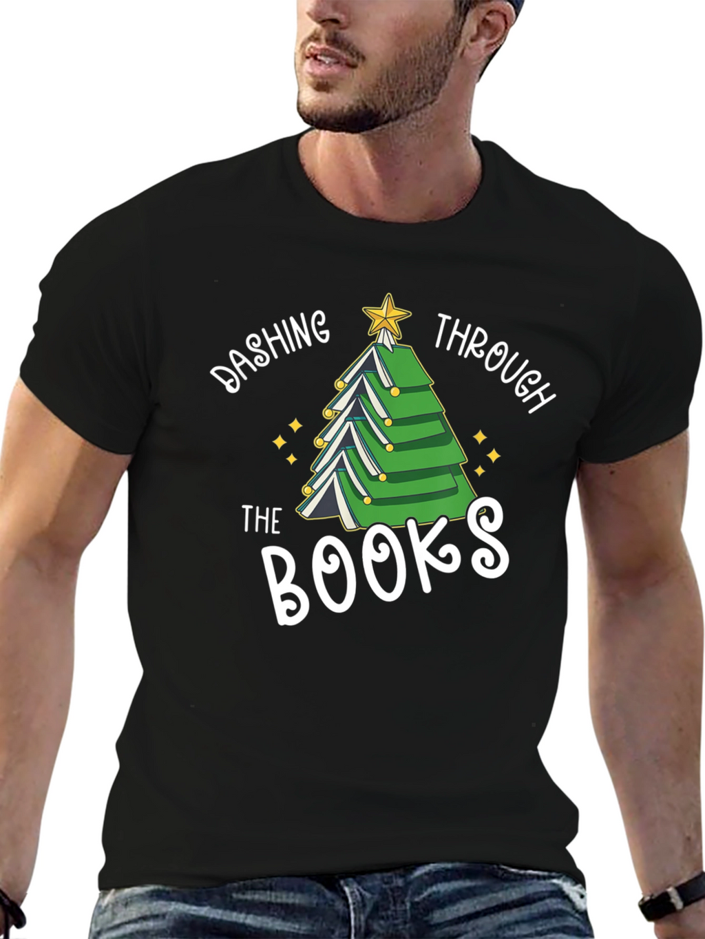 Dashing Through The Books T-Shirt