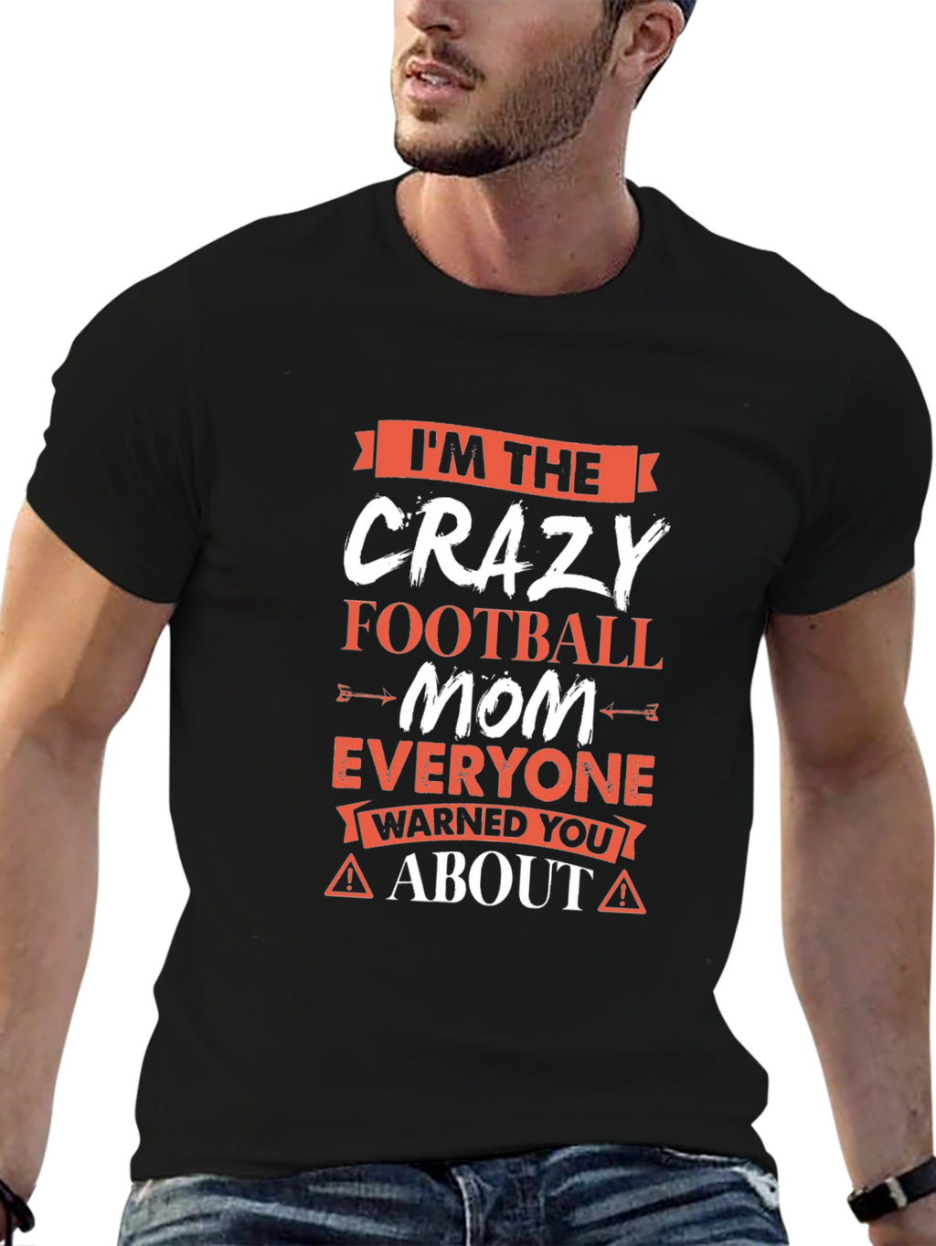 Crazy Football Mom T-Shirt
