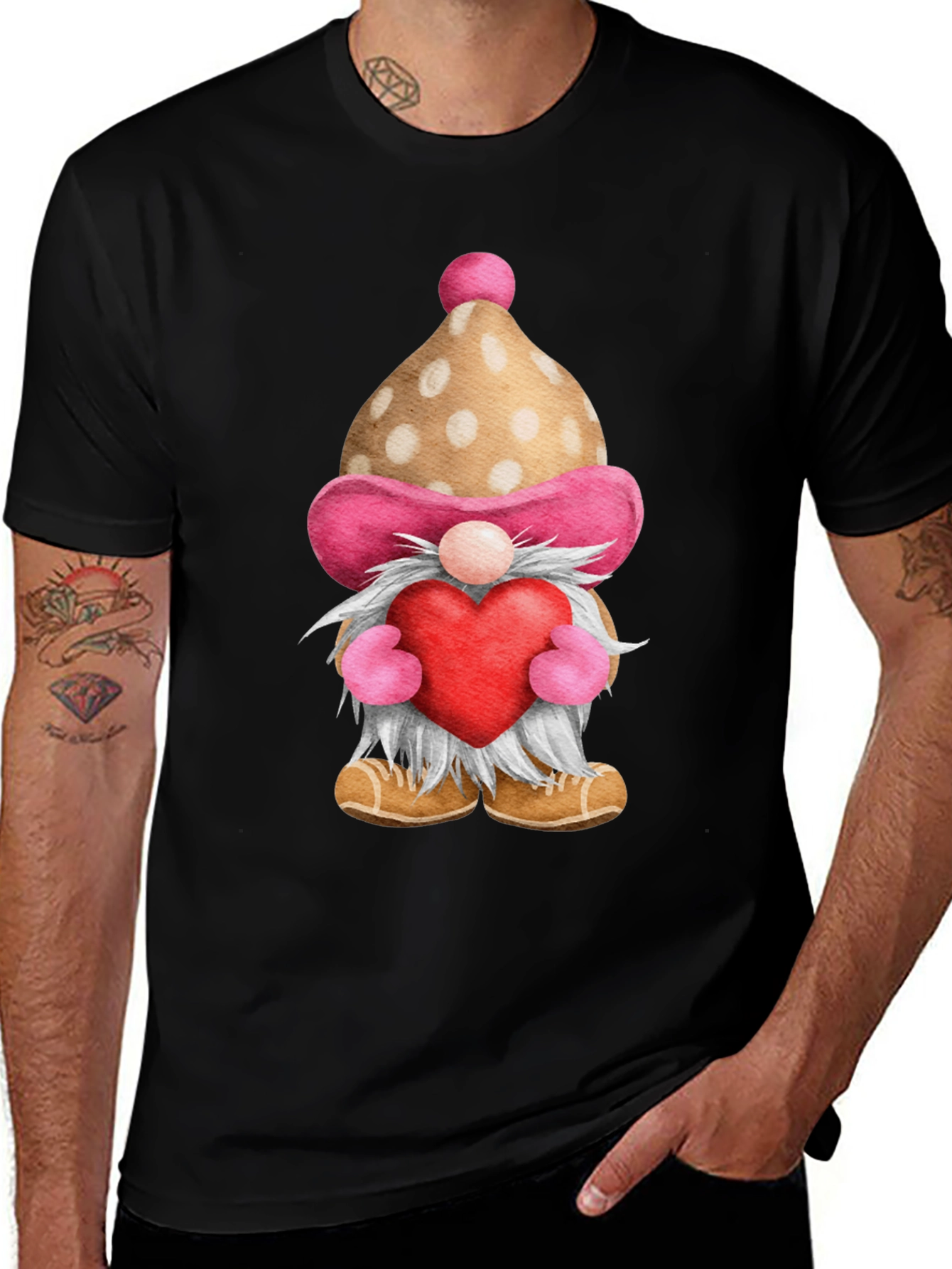 Valentine Gnome Graphic Tee