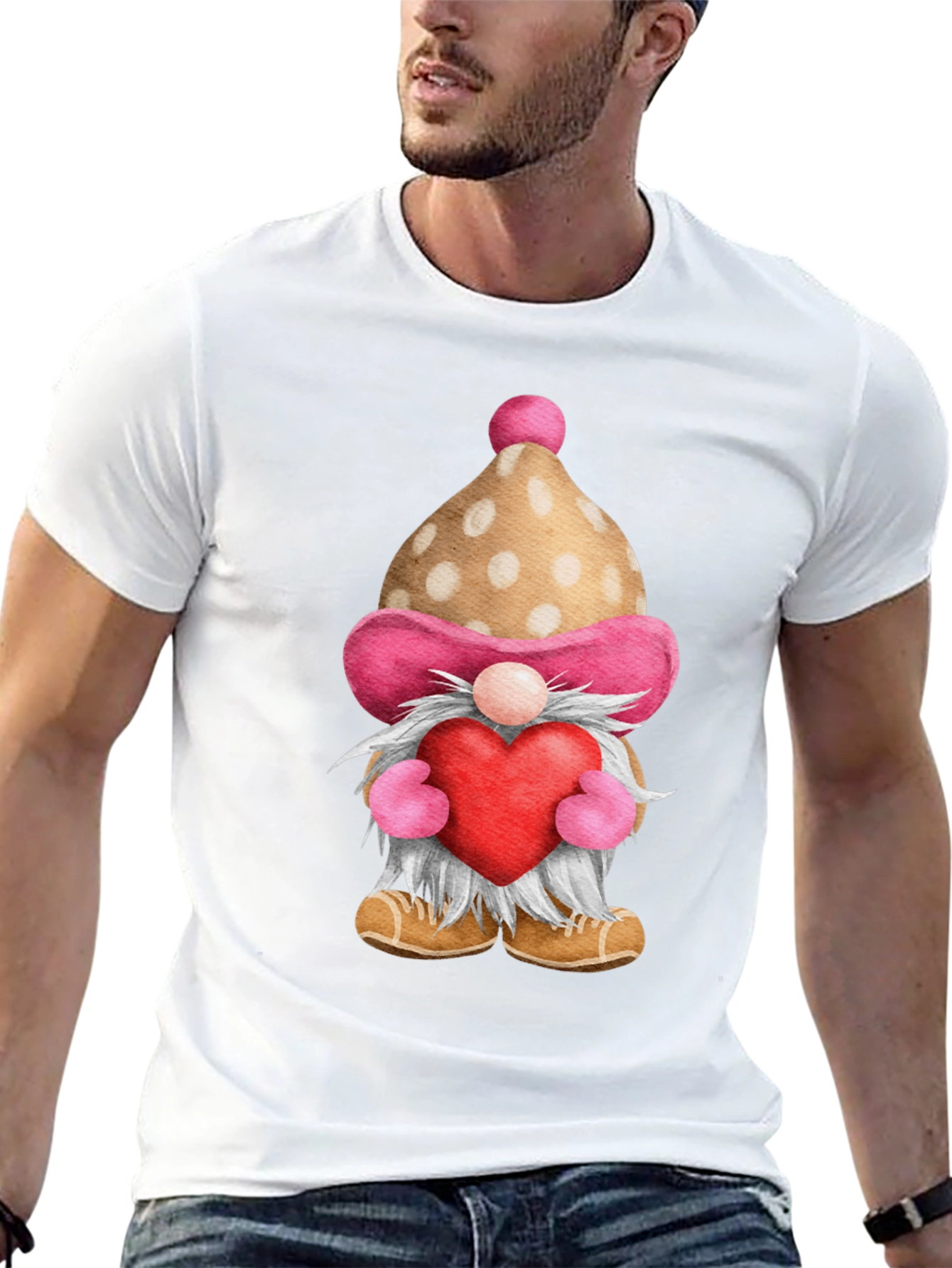 Valentine Gnome Graphic Tee