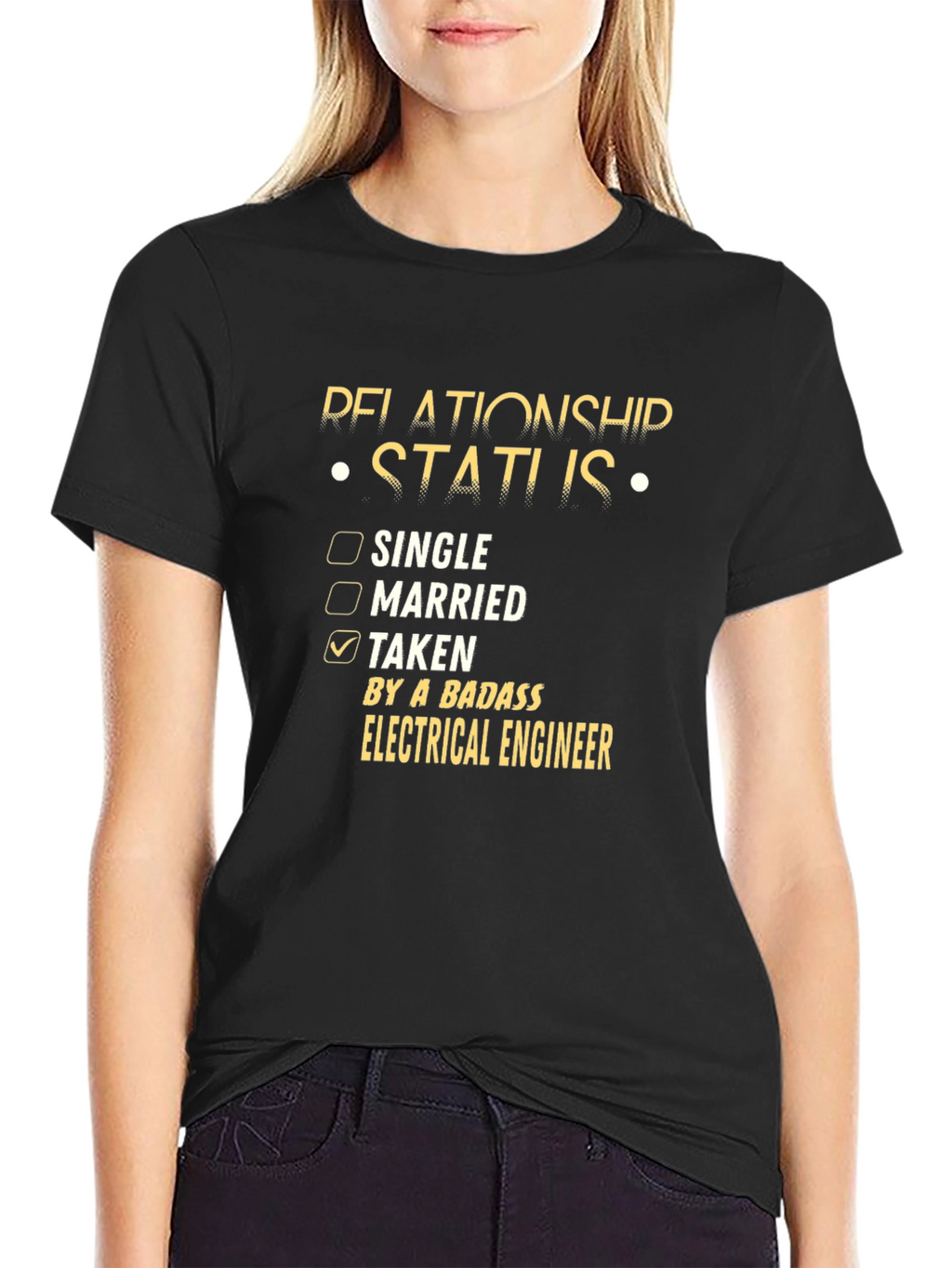 Relationship Status: Taken by a Badass Electrical Engineer T-Shirt