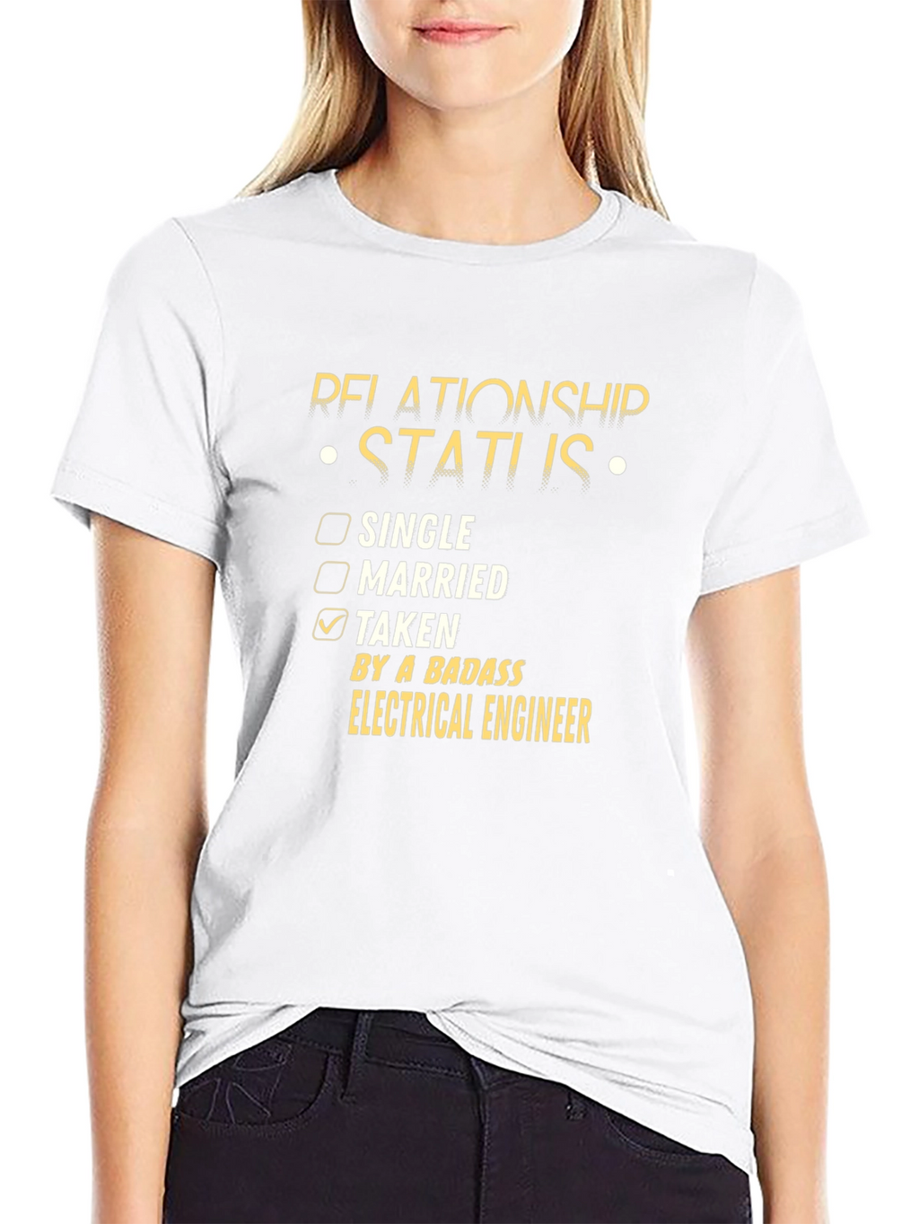 Relationship Status: Taken by a Badass Electrical Engineer T-Shirt