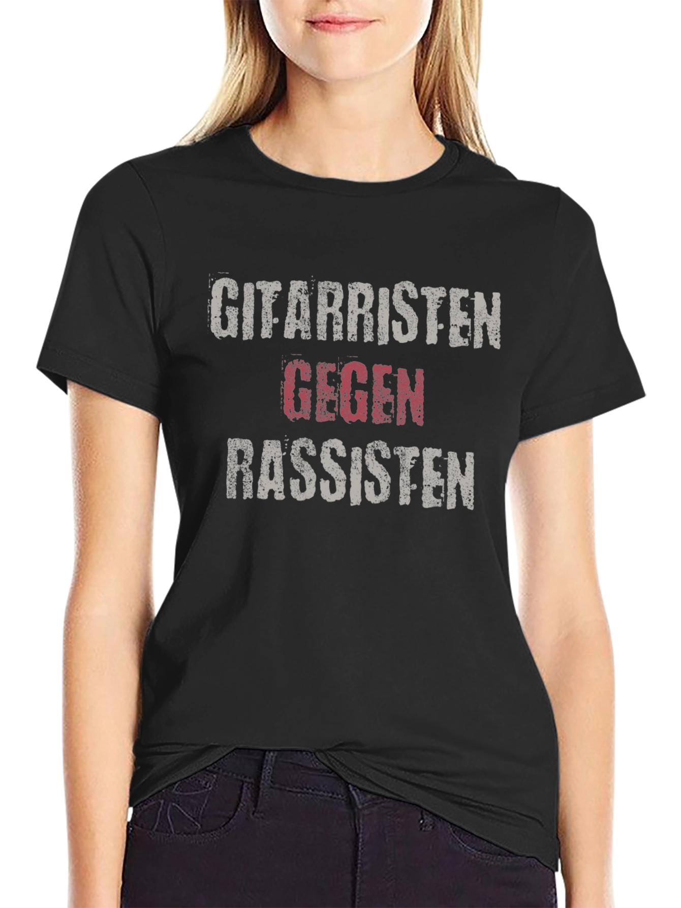 Gitarristen Gegen Rassisten T-Shirt - Anti-Racism Tee
