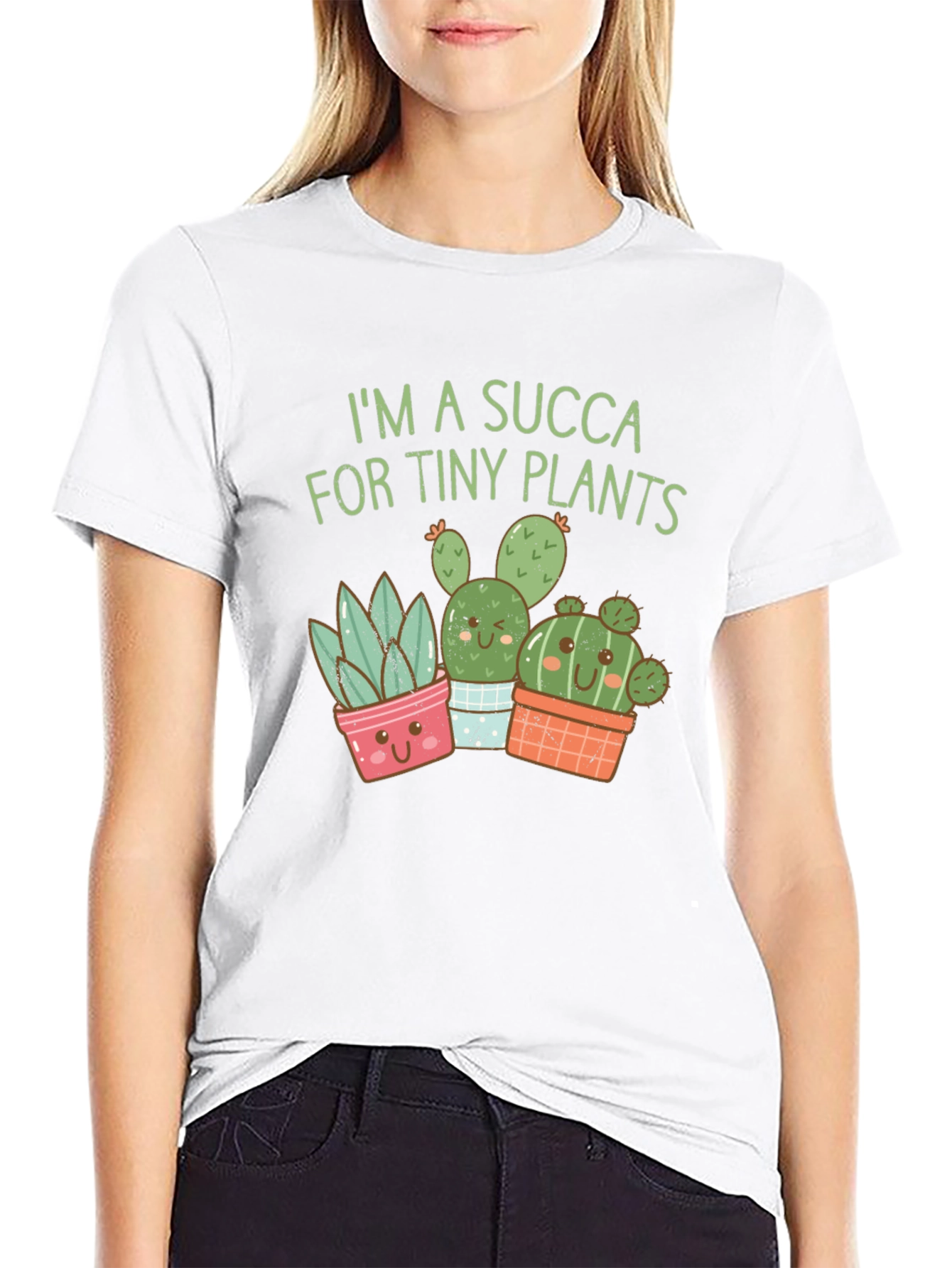 Succulent Plant Lover Graphic Tee