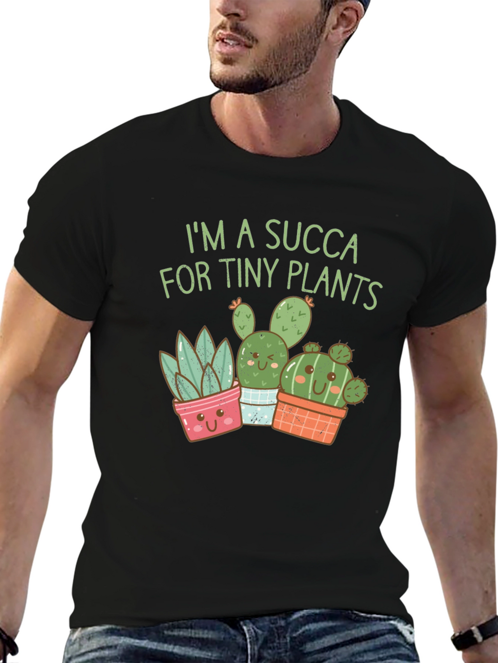 Succulent Plant Lover Graphic Tee