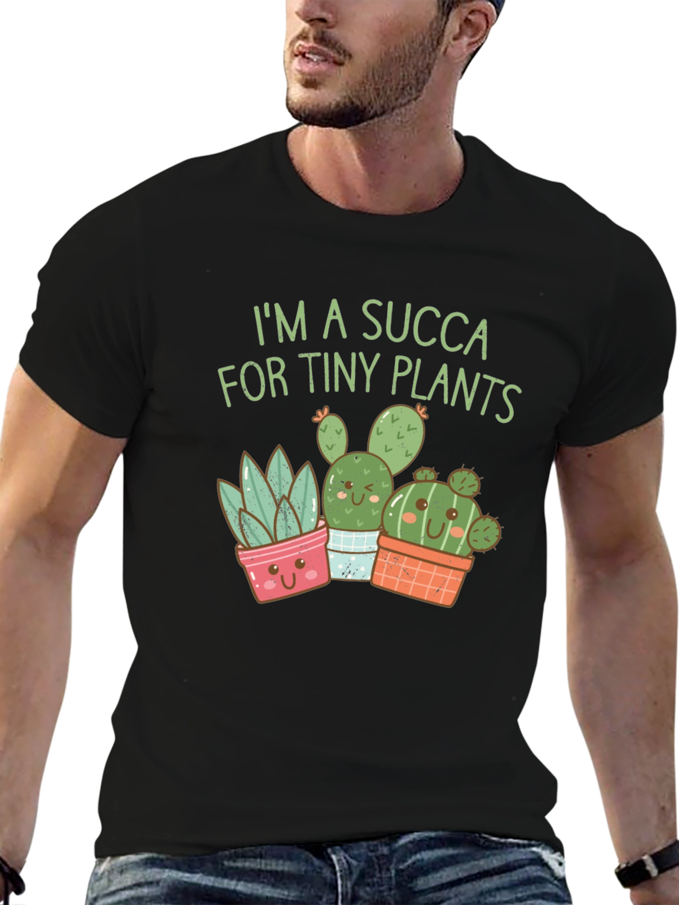 Succulent Plant Lover Graphic Tee