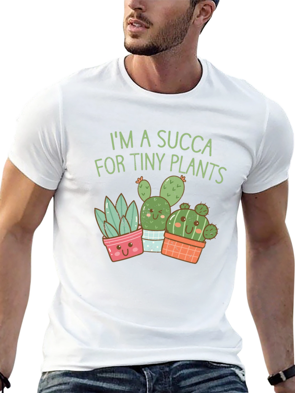 Succulent Plant Lover Graphic Tee