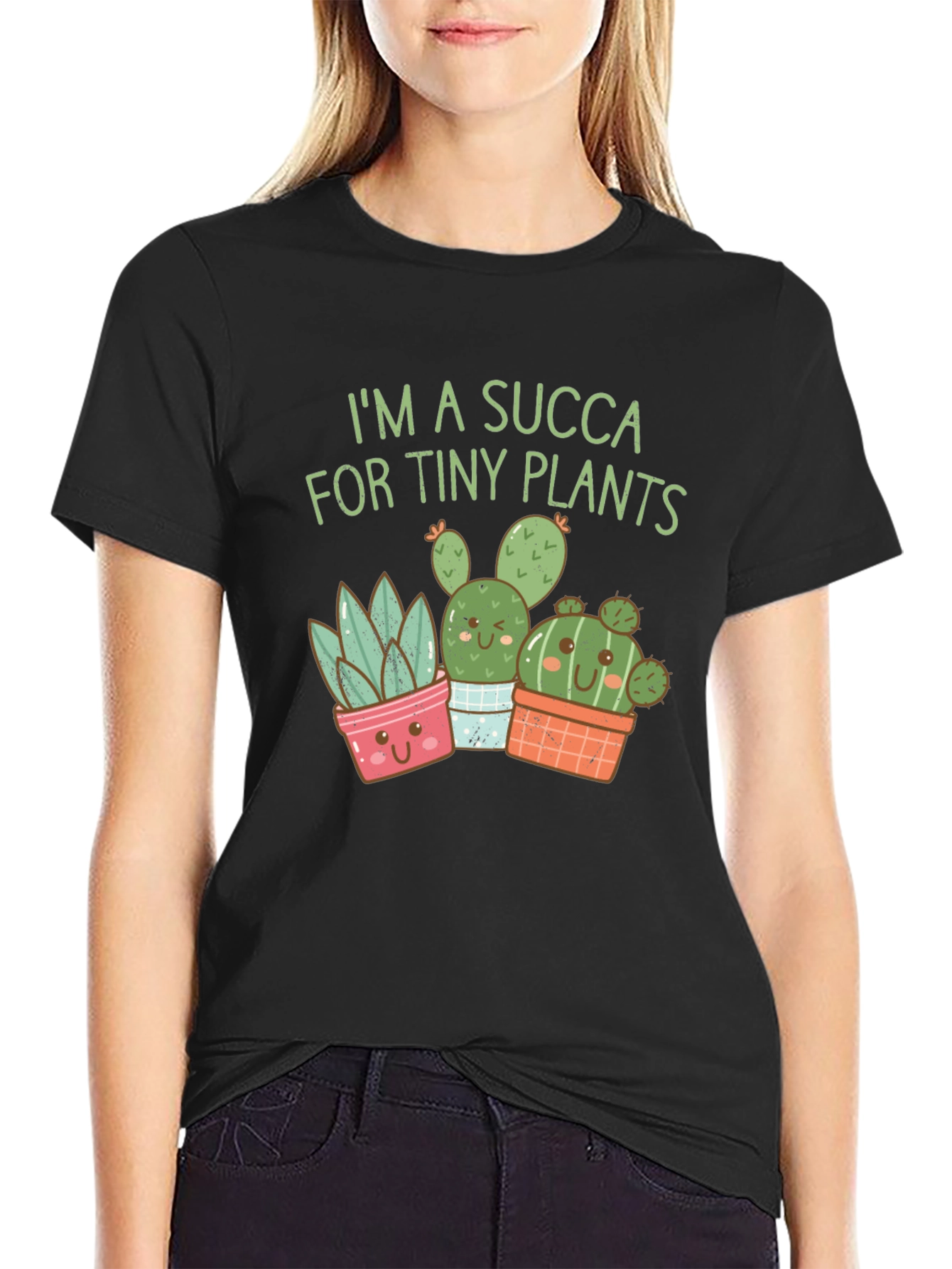 Succulent Plant Lover Graphic Tee
