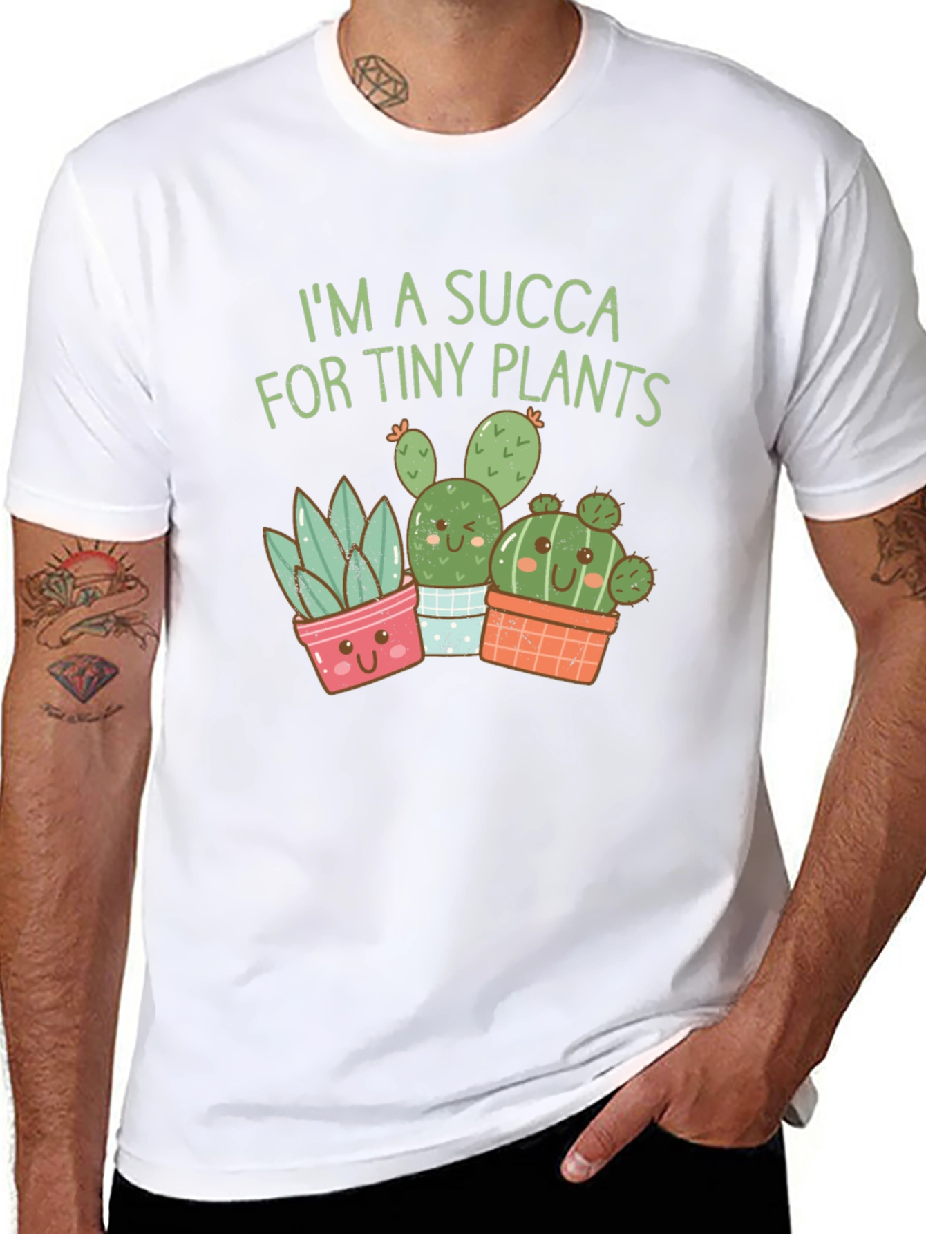 Succulent Plant Lover Graphic Tee