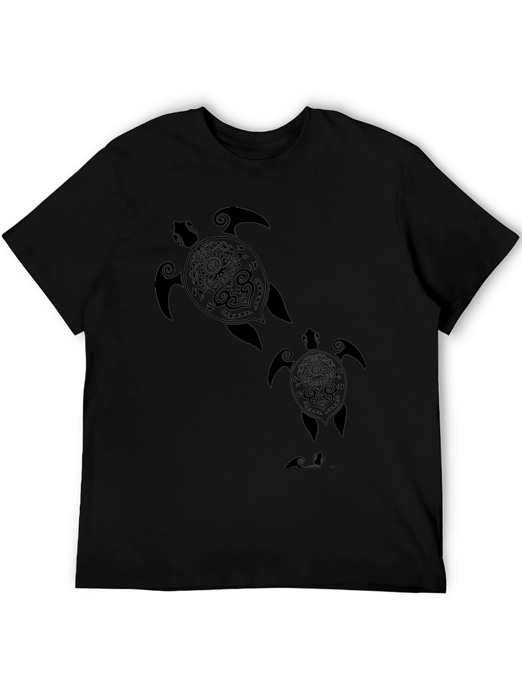 Turtle Graphic Tee - Black