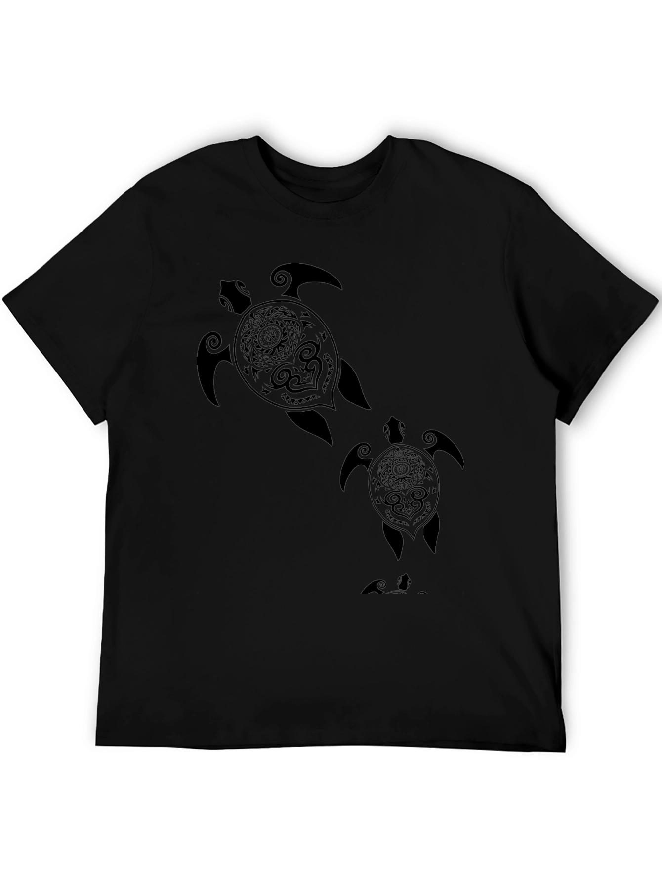 Turtle Graphic Tee - Black