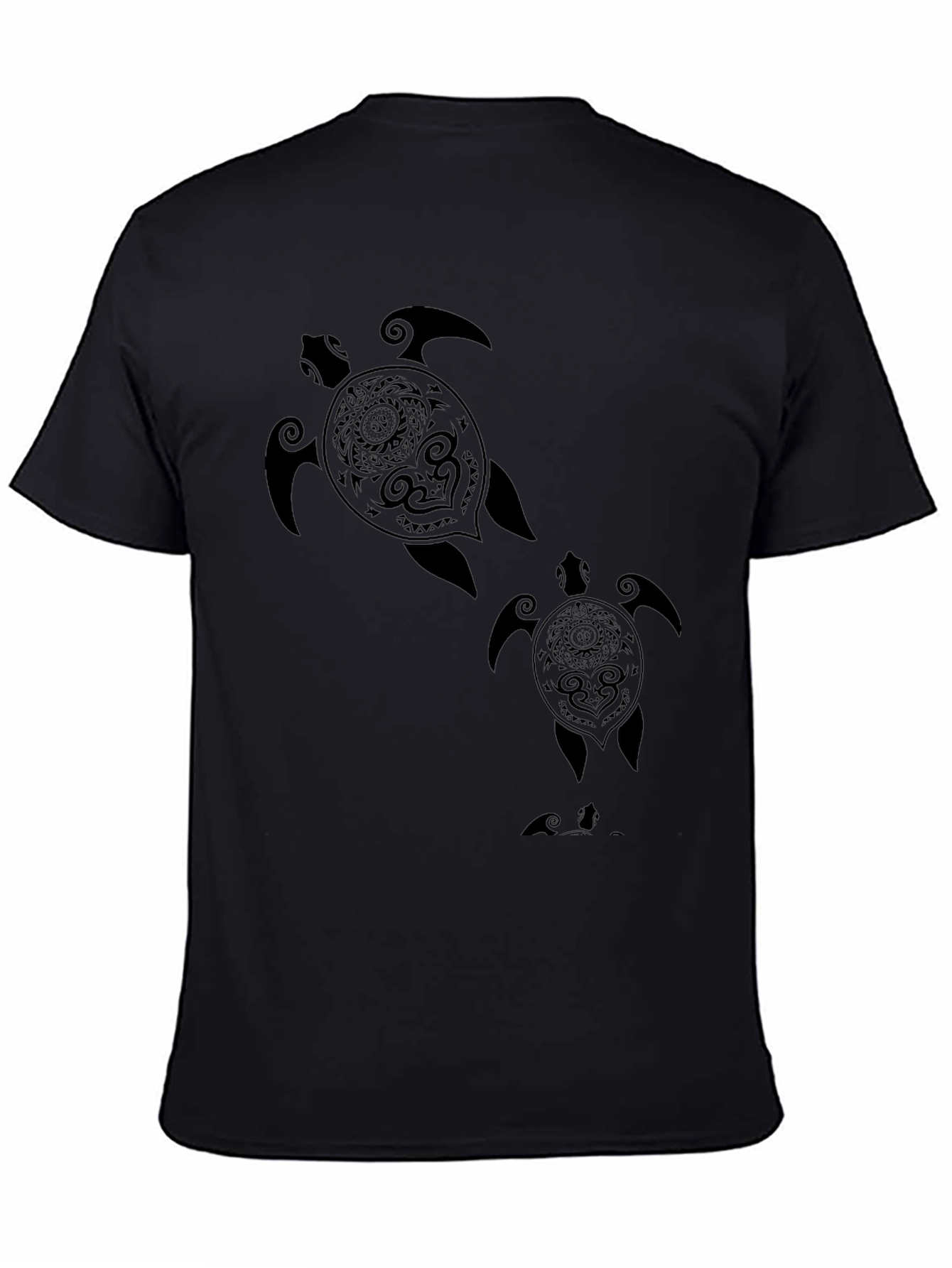 Turtle Graphic Tee - Black