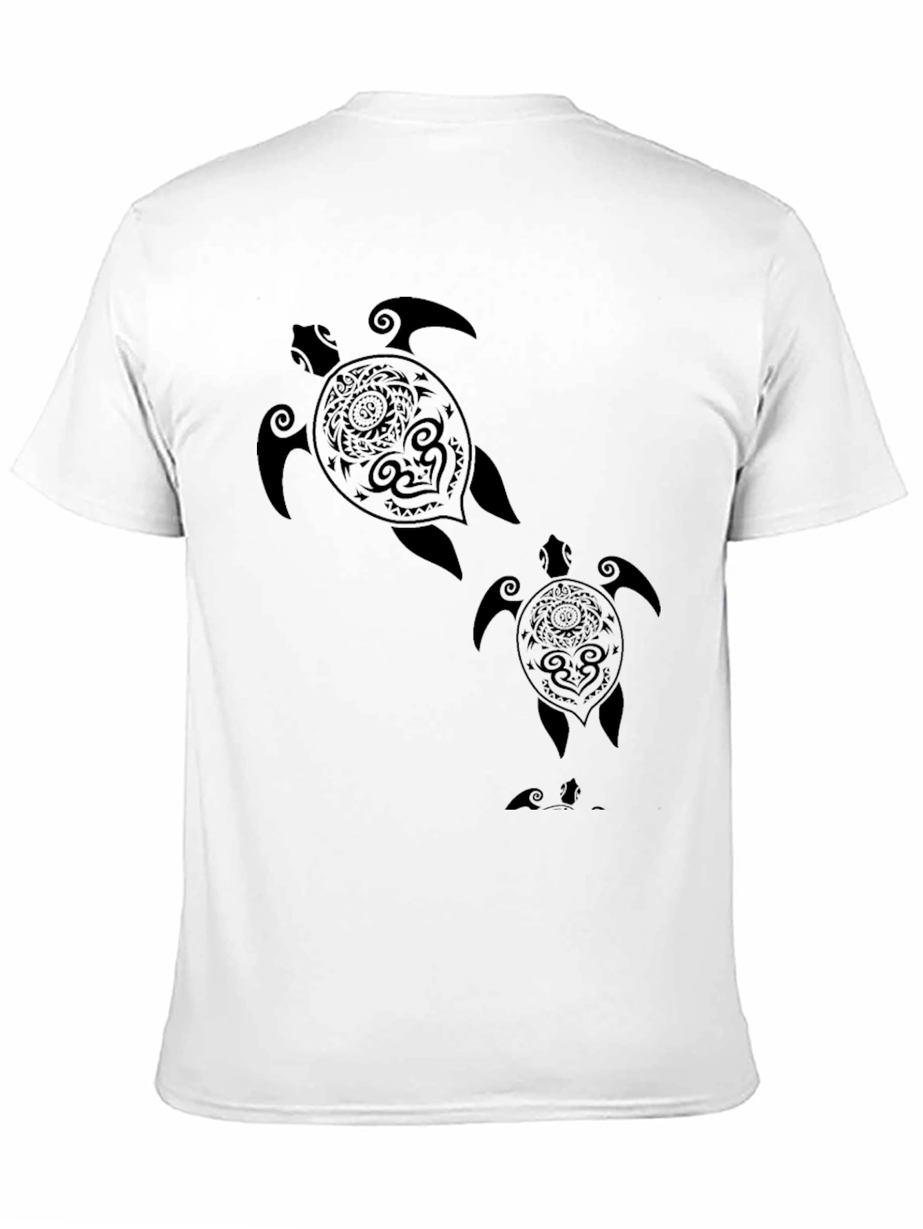 Turtle Graphic Tee - Black