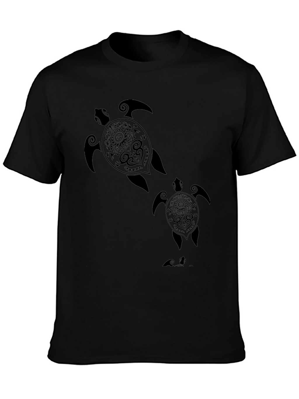 Turtle Graphic Tee - Black