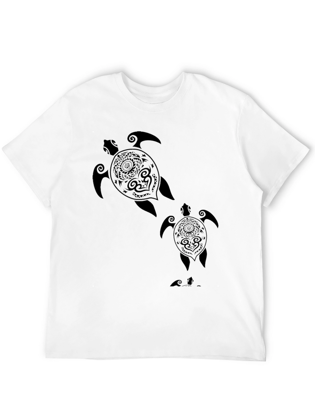 Turtle Graphic Tee - Black