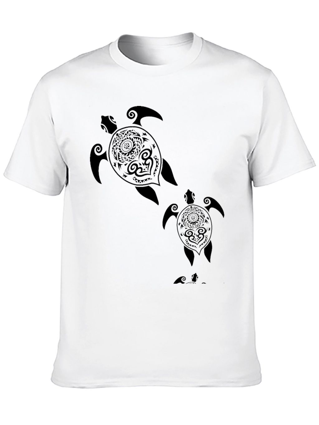 Turtle Graphic Tee - Black