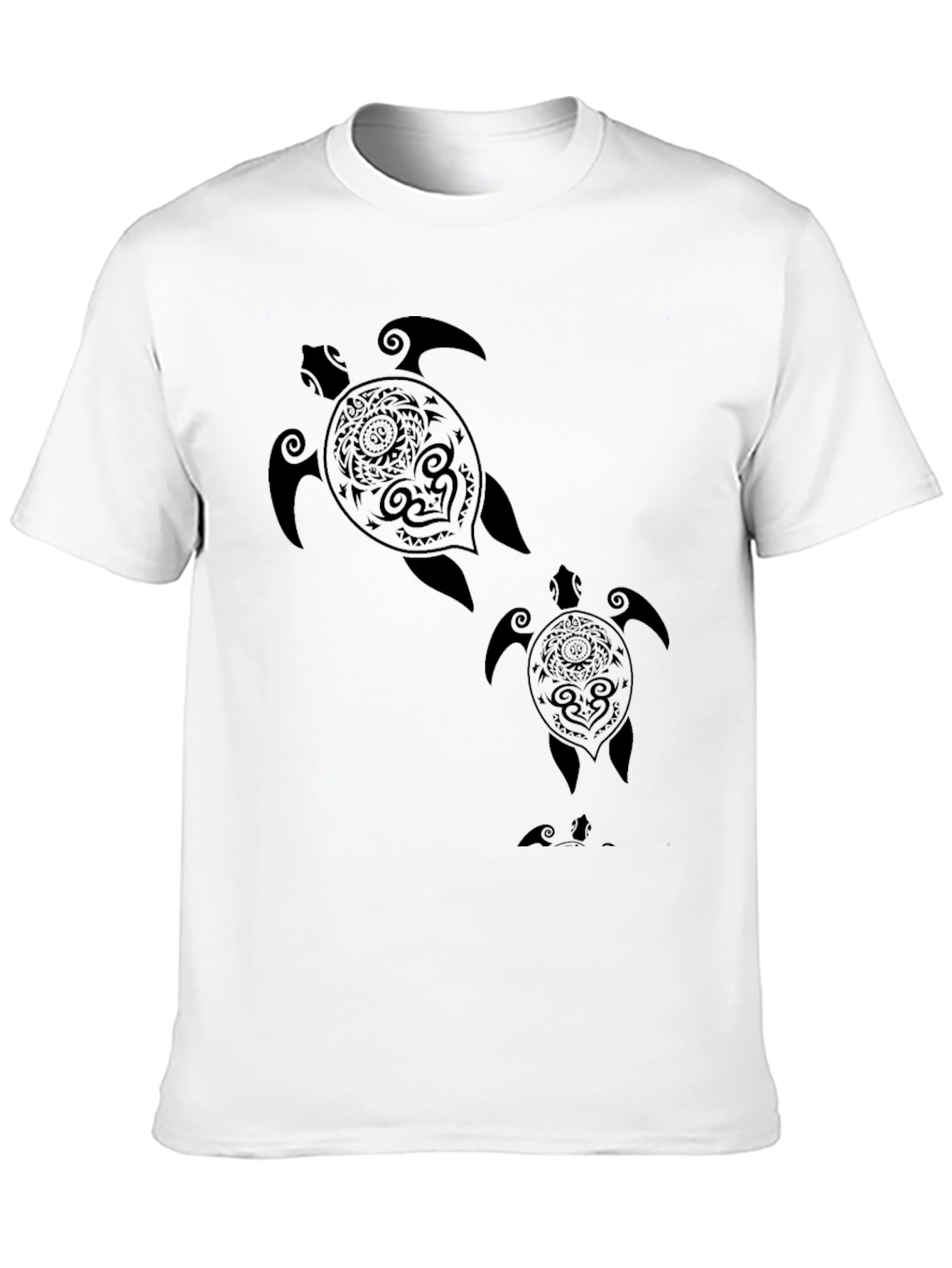 Turtle Graphic Tee - Black