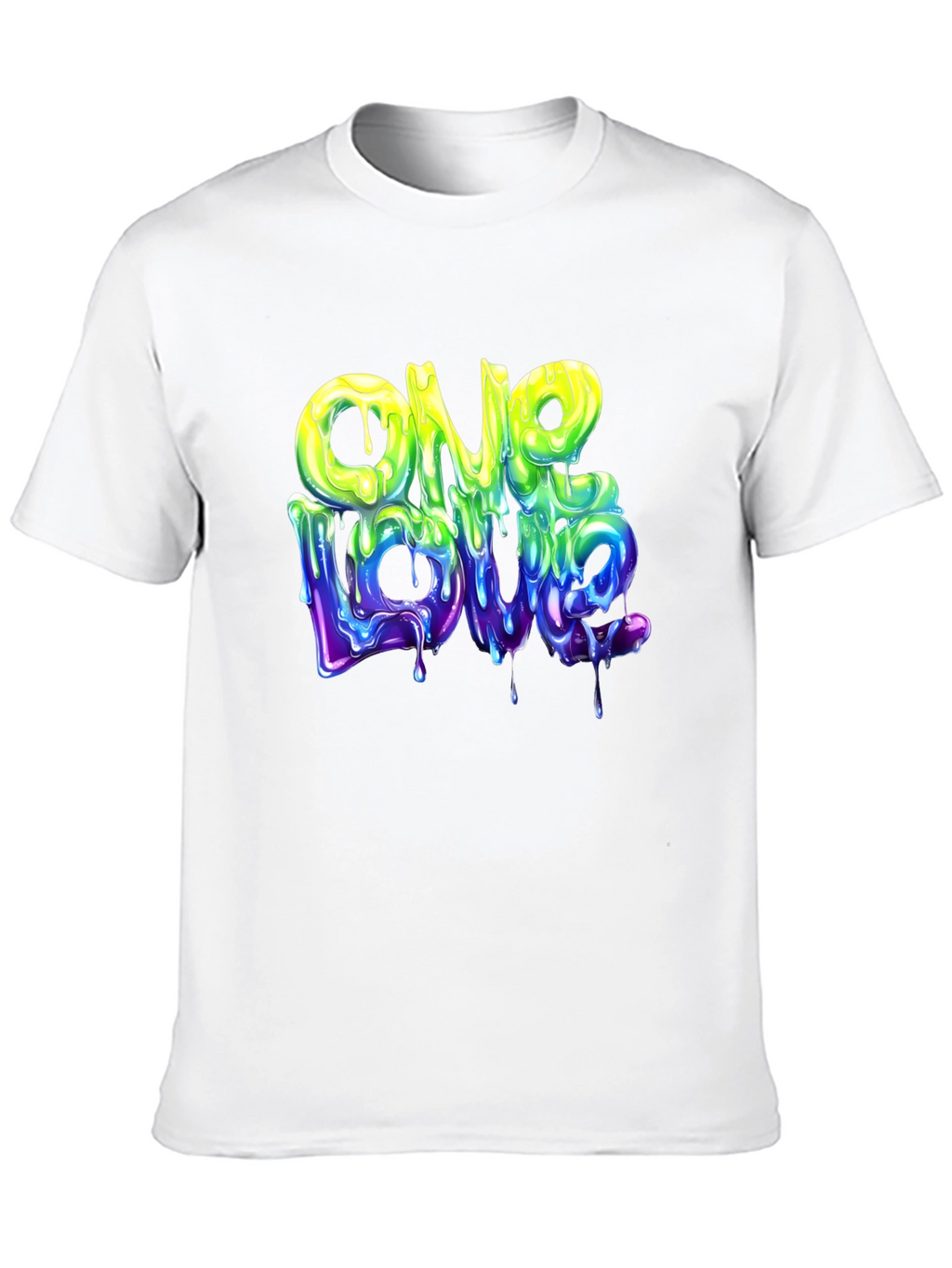 One Love Graphic T-Shirt - Cool Drip Design