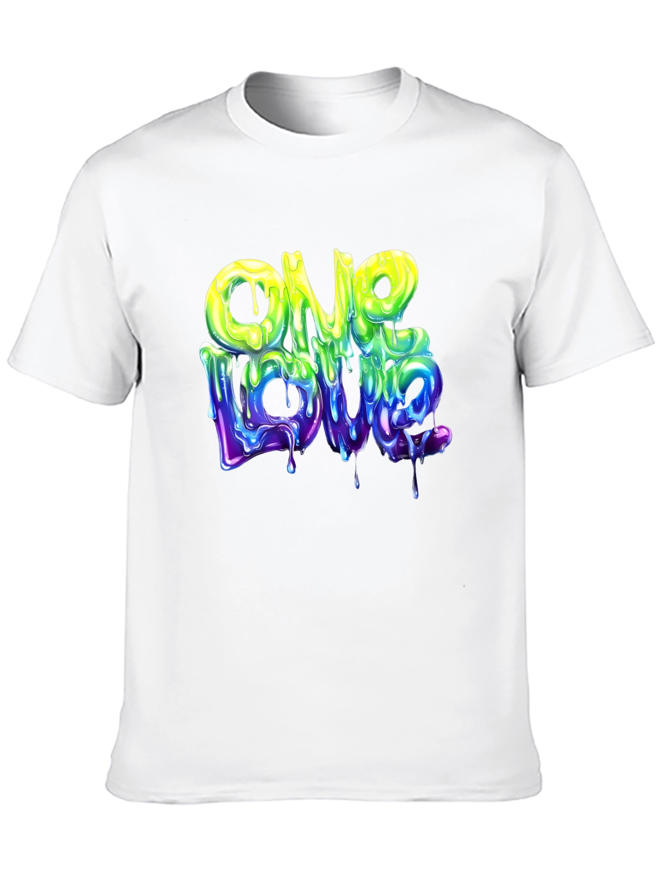 One Love Graphic T-Shirt - Cool Drip Design