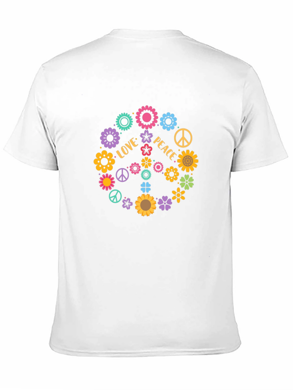Love & Peace Floral T-Shirt