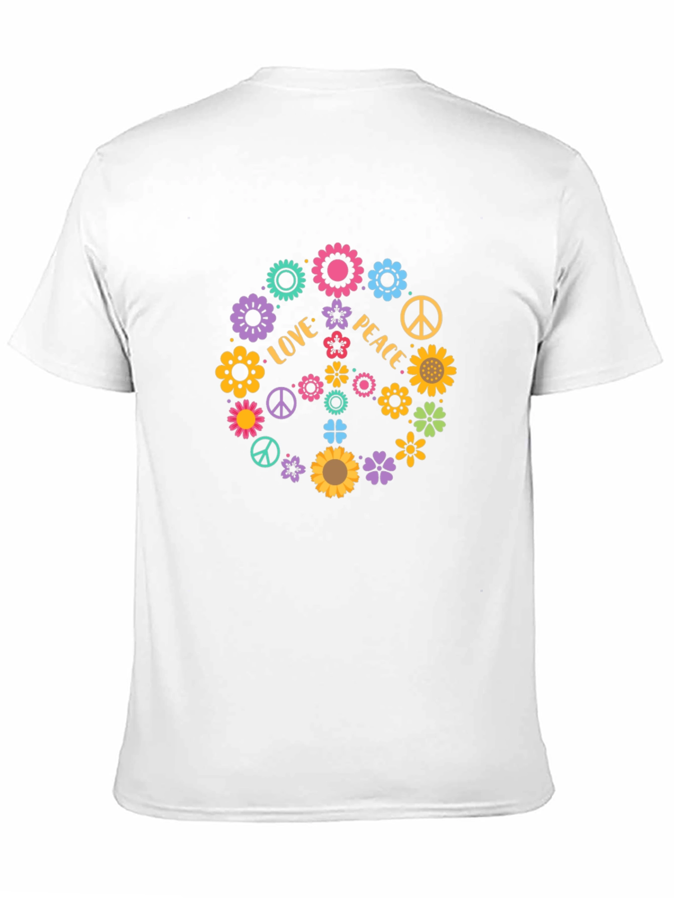 Love & Peace Floral T-Shirt