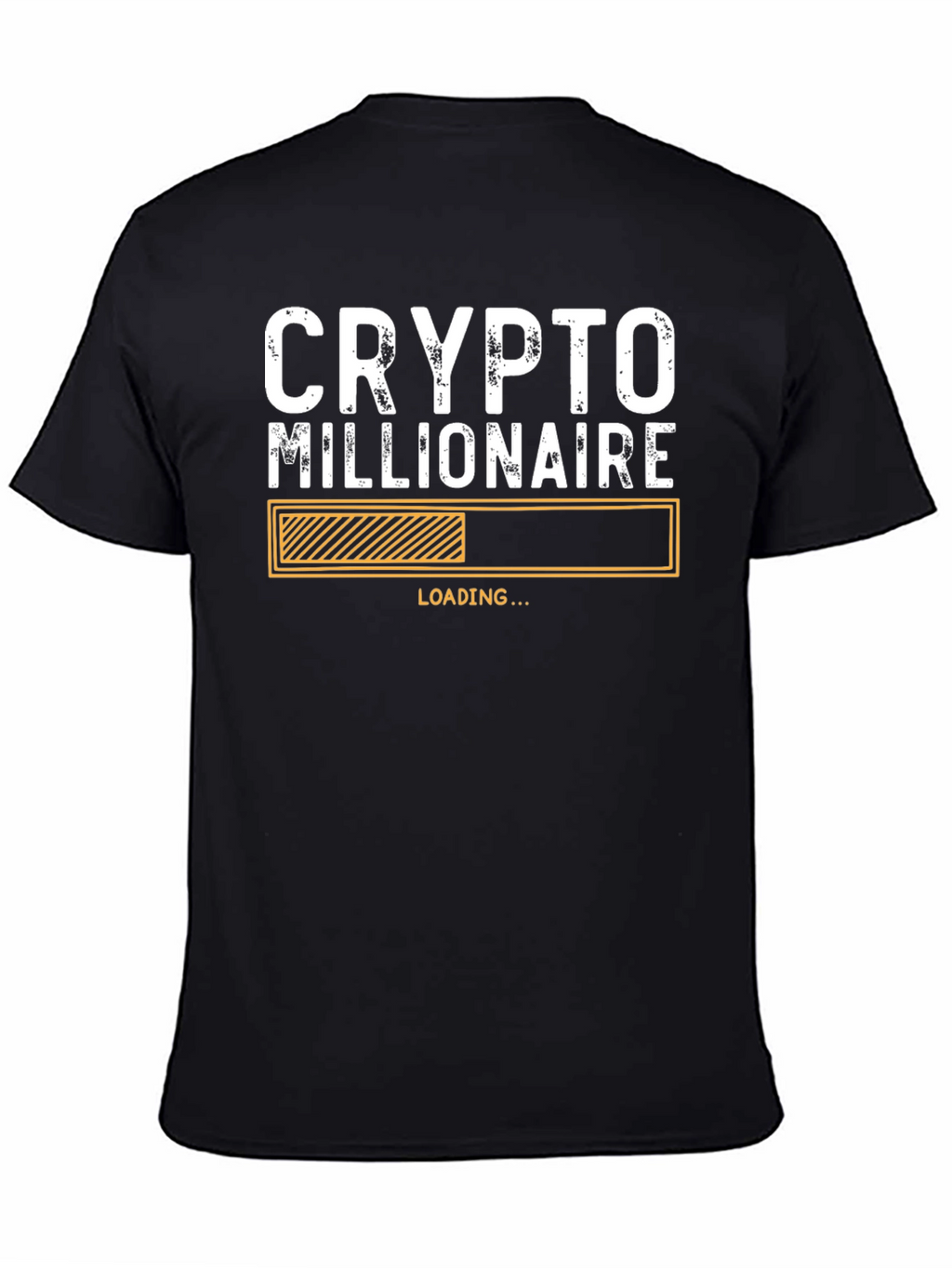 Crypto Millionaire Loading Black T-Shirt