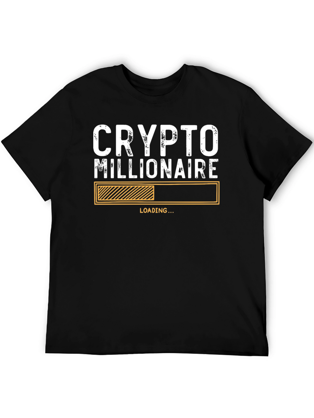 Crypto Millionaire Loading Black T-Shirt