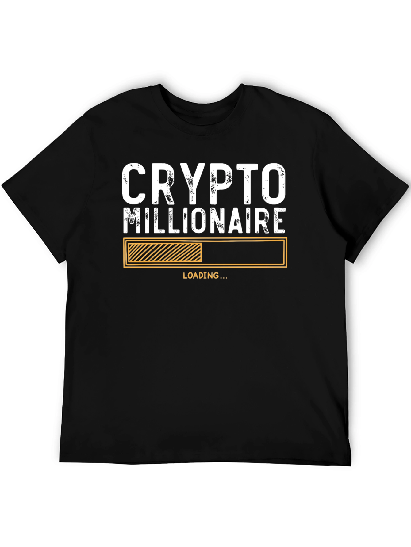 Crypto Millionaire Loading Black T-Shirt